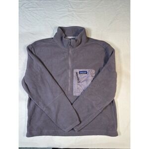 Patagonia Jacket Womens Medium Purple 1/2 Zip Fleece Pullover Microdini